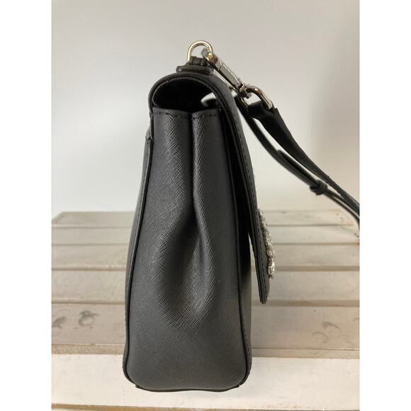 MICHAEL KORS SMALL SAFFIANO BEADED FLORAL CROSSBODY BAG ASIS - Picture 2 of 15